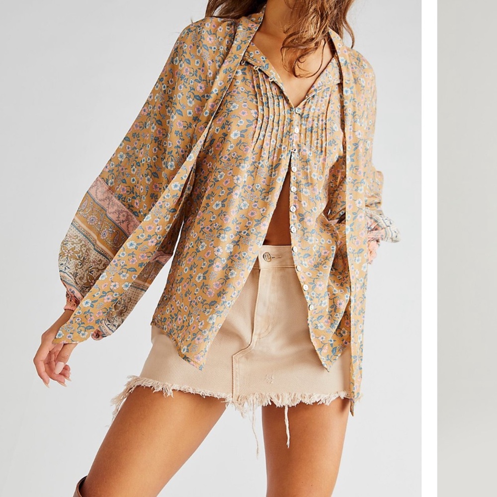 NWT Spell Mossy Blouse, XS